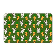 Easter Kawaii Pattern Magnet (rectangular) by Valentinaart