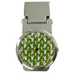 Easter Kawaii Pattern Money Clip Watches Front