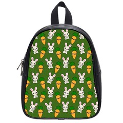 Easter Kawaii Pattern School Bag (small) by Valentinaart