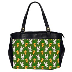 Easter Kawaii Pattern Office Handbags (2 Sides)  by Valentinaart