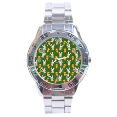 Easter Kawaii Pattern Stainless Steel Analogue Watch by Valentinaart