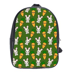 Easter Kawaii Pattern School Bag (xl) by Valentinaart