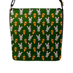 Easter Kawaii Pattern Flap Messenger Bag (l)  by Valentinaart