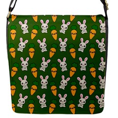 Easter Kawaii Pattern Flap Messenger Bag (s) by Valentinaart