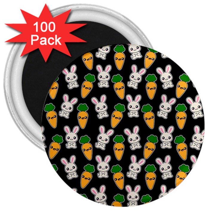 Easter Kawaii Pattern 3  Magnets (100 pack)