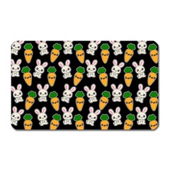 Easter Kawaii Pattern Magnet (rectangular) by Valentinaart