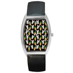 Easter Kawaii Pattern Barrel Style Metal Watch by Valentinaart