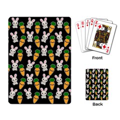 Easter Kawaii Pattern Playing Card by Valentinaart