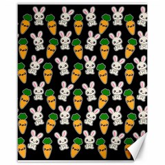 Easter Kawaii Pattern Canvas 16  X 20   by Valentinaart