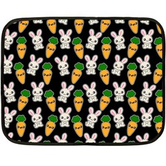 Easter Kawaii Pattern Double Sided Fleece Blanket (mini)  by Valentinaart