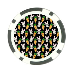 Easter Kawaii Pattern Poker Chip Card Guard (10 Pack) by Valentinaart