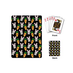 Easter Kawaii Pattern Playing Cards (mini)  by Valentinaart