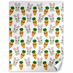 Easter Kawaii Pattern Canvas 18  X 24   by Valentinaart