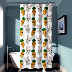 Easter Kawaii Pattern Shower Curtain 36  X 72  (stall)  by Valentinaart