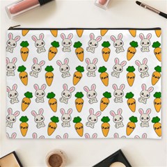 Easter Kawaii Pattern Cosmetic Bag (xxxl)  by Valentinaart