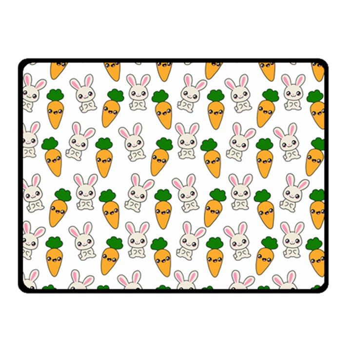 Easter Kawaii Pattern Double Sided Fleece Blanket (Small) 