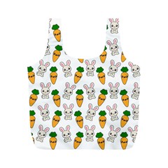 Easter Kawaii Pattern Full Print Recycle Bags (m)  by Valentinaart