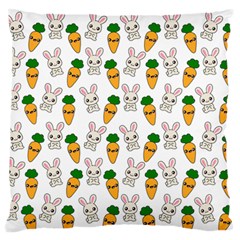 Easter Kawaii Pattern Large Flano Cushion Case (one Side) by Valentinaart