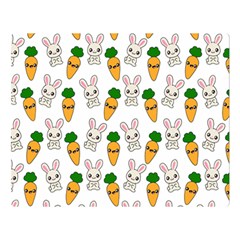 Easter Kawaii Pattern Double Sided Flano Blanket (large)  by Valentinaart