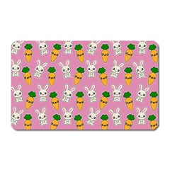 Easter Kawaii Pattern Magnet (rectangular) by Valentinaart