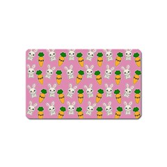 Easter Kawaii Pattern Magnet (name Card) by Valentinaart