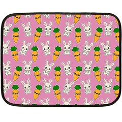 Easter Kawaii Pattern Double Sided Fleece Blanket (mini)  by Valentinaart