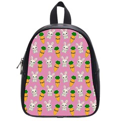 Easter Kawaii Pattern School Bag (small) by Valentinaart