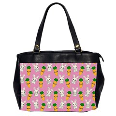 Easter Kawaii Pattern Office Handbags (2 Sides)  by Valentinaart