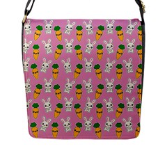 Easter Kawaii Pattern Flap Messenger Bag (l)  by Valentinaart