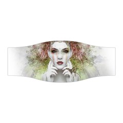 Woman Face Abstract Colorful Stretchable Headband