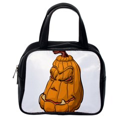 Sleeping Pumpkin Classic Handbags (one Side)