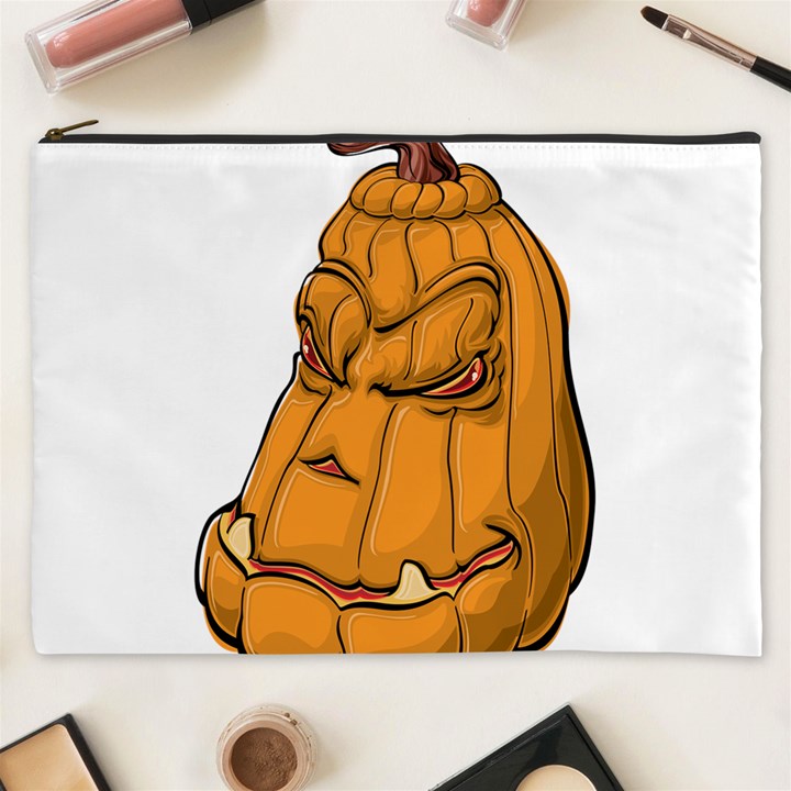 Sleeping Pumpkin Cosmetic Bag (XXXL) 