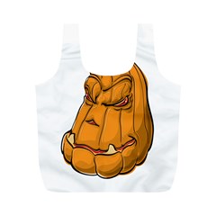 Sleeping Pumpkin Full Print Recycle Bags (m)  by ImagineWorld