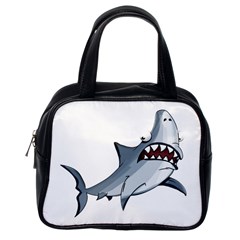 Scary Cute Shark Classic Handbags (one Side) by ImagineWorld