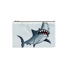 Scary Cute Shark Cosmetic Bag (small)  by ImagineWorld