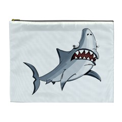 Scary Cute Shark Cosmetic Bag (xl)