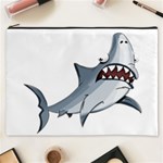 Scary Cute Shark Cosmetic Bag (XXXL)  Front