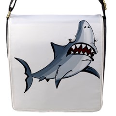 Scary Cute Shark Flap Messenger Bag (s)