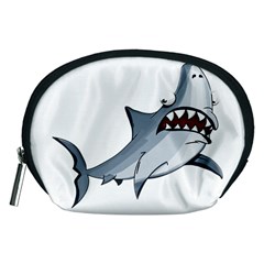 Scary Cute Shark Accessory Pouches (medium)  by ImagineWorld