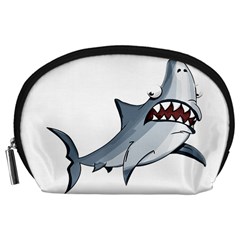 Scary Cute Shark Accessory Pouches (large) 