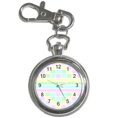 Geometric Pastel Design Baby Pale Key Chain Watches by Nexatart