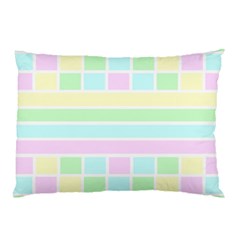 Geometric Pastel Design Baby Pale Pillow Case by Nexatart