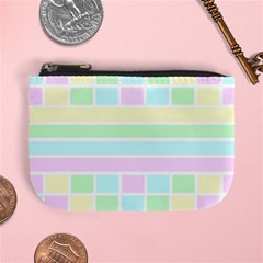 Geometric Pastel Design Baby Pale Mini Coin Purses by Nexatart