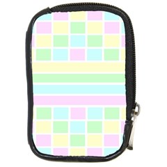 Geometric Pastel Design Baby Pale Compact Camera Cases by Nexatart