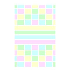 Geometric Pastel Design Baby Pale Shower Curtain 48  X 72  (small)  by Nexatart