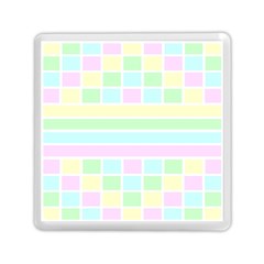 Geometric Pastel Design Baby Pale Memory Card Reader (square)  by Nexatart