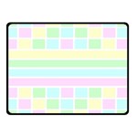 Geometric Pastel Design Baby Pale Double Sided Fleece Blanket (Small)  45 x34  Blanket Front