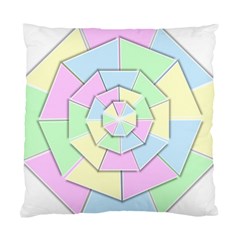 Color Wheel 3d Pastels Pale Pink Standard Cushion Case (two Sides) by Nexatart