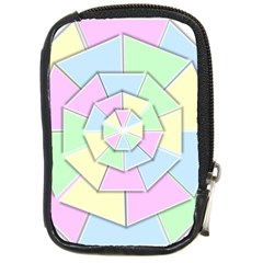 Color Wheel 3d Pastels Pale Pink Compact Camera Cases by Nexatart