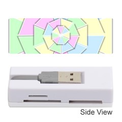 Color Wheel 3d Pastels Pale Pink Memory Card Reader (stick)  by Nexatart